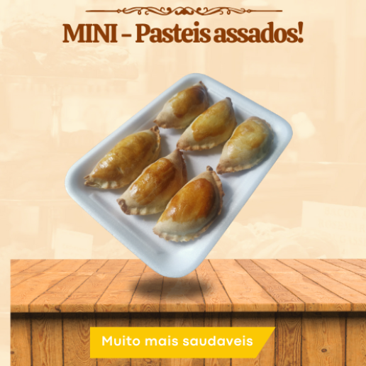 MINI - Pasteis assados! (6unidades)
